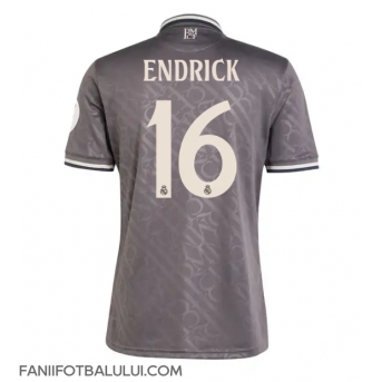 Real Madrid Endrick #16 Tricou Fotbal Replică 2024-25 Barbati Treilea